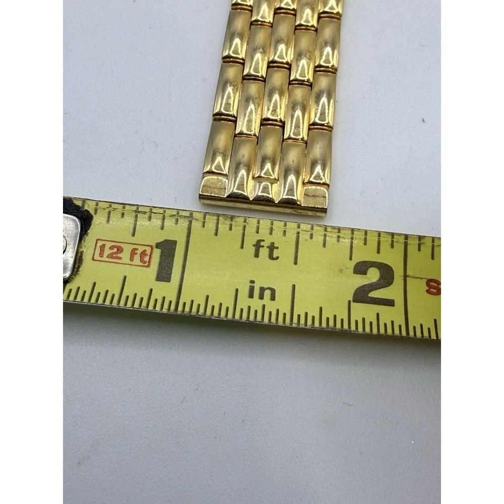 Stainless Steel Watch Band Replacement Gold Tone Link 18mm 6